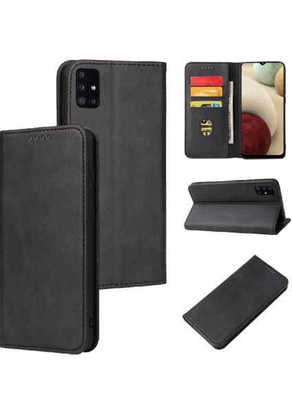 BDT Boutique Samsung Galaxy A10S Tam Koruma Kartı Ekleme Deri Flip Case (Yurt Dışından)