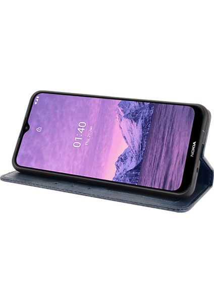 Nokia 1.4 Pu Deri Cüzdan Manyetik Kapatma Için Kılıf (Yurt Dışından)