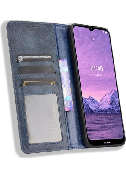 Nokia 1.4 Pu Deri Cüzdan Manyetik Kapatma Için Kılıf (Yurt Dışından)