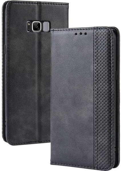Samsung Galaxy S8 Cüzdan Pu Deri Manyetik Kapatma Için Kılıf (Yurt Dışından)