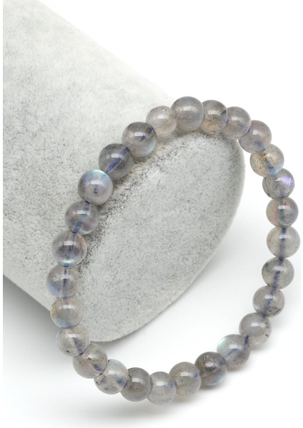 Labradorit Doğal Taş 7 mm Bileklik