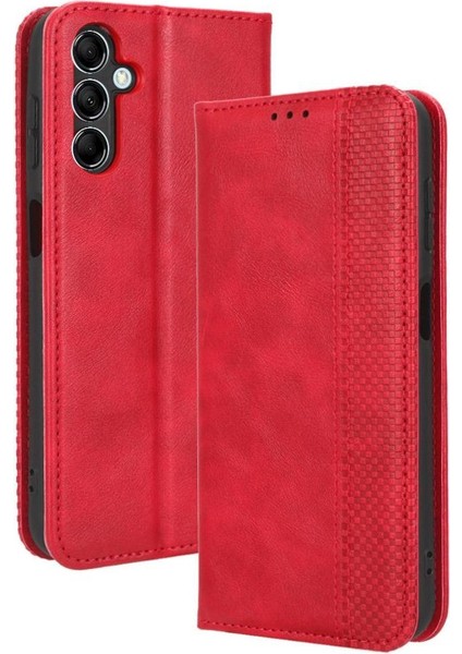Samsung Galaxy M54 Manyetik Kapatma Cüzdan Pu Deri Kılıf (Yurt Dışından)