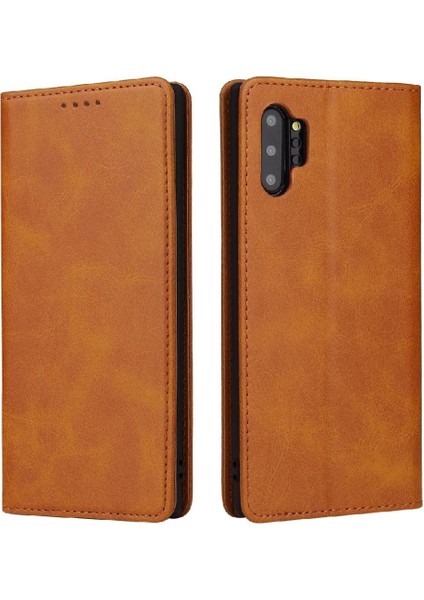 Samsung Galaxy Not 10 Artı Tam Koruma Deri Folio Kapak (Yurt Dışından)