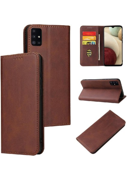 Samsung Galaxy Case Deri Folio Flip Case Tam Koruma Kartı (Yurt Dışından)