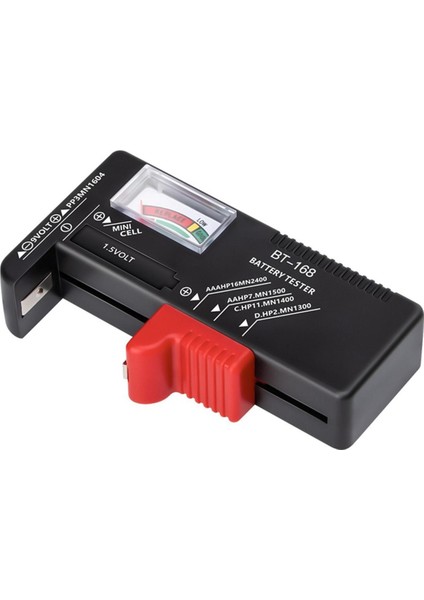 BT-168 AA/AAA/C/D/9V/1.5V Evrensel Düğme Pil Göstergesi Volt Test Cihazı Denetleyicisi BT168 (Yurt Dışından)