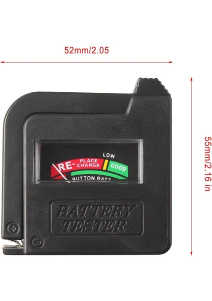 Aa Aaa CD 9V 1.5V Evrensel Hücre Pilinde Volt Test Cihazı Kontrol Göstergesi (Yurt Dışından)