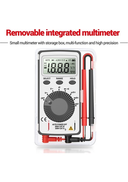 Twexqny Aneng AN101 Mini Dijital Multimetre Multimetro Test Cihazı Dc/ac Gerilim Akım Lcr Metre Cep Profesyonel Test Cihazları (Yurt Dışından)