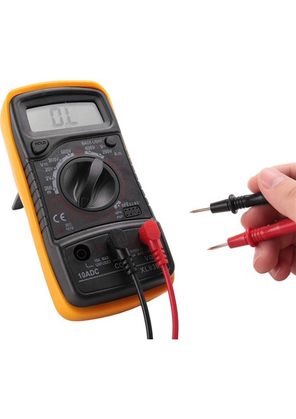 Voltmetre Test Cihazı Çok Metre Arka Işık LCD Ölçüm Aracı (Yurt Dışından)
