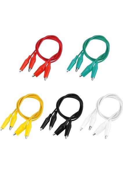 10PCS Küçük Renkli Timsah Kelepçe Test Hattı Çift Kafa Bakım Travers - Çok Renkli (Yurt Dışından)