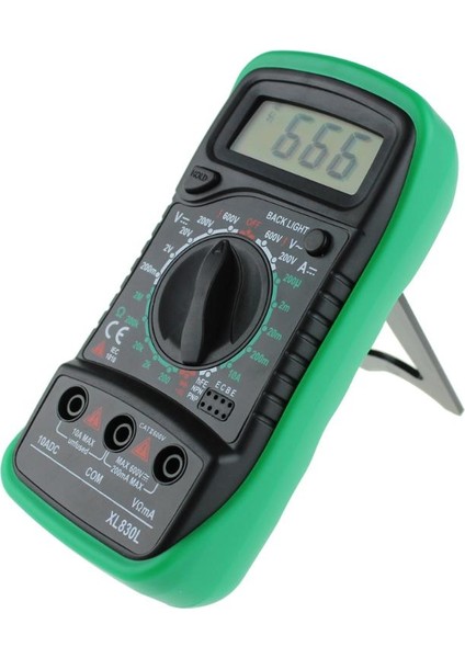 Profesyonel XL830L Dijital Multimetre Voltmetre Ampermetre Ac Dc Ohm Volt Test Cihazı LCD Test Akımı Multimetre Aşırı Yük Koruması (Yurt Dışından) indirimleri