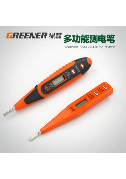 Yeşil Orman Test Kalemi Elektrikçi Araçları ile Indüksiyon Elektroskop Çok Fonksiyonlu Araba Tamir Test Kalemi Ev Teması (Yurt Dışından) indirimleri