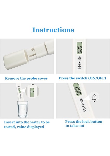 Ph ve Ölçer, 3'ü 1 Arada Ph ve Su Kalitesi Test Cihazı Kombinasyonu (Yurt Dışından) fiyatları