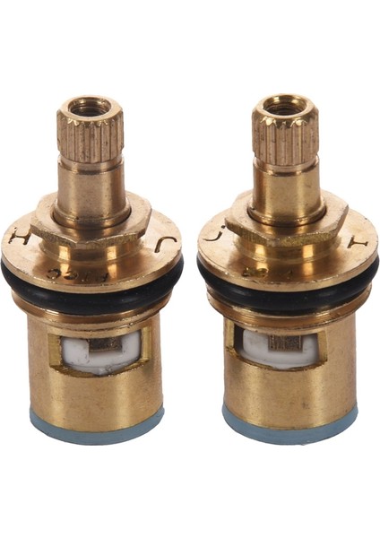 Oypfxmı 4 Adet 1/2 Inç 20 Diş Seramik Musluk Kartuşu Disk Çeyrek Dönüşlü Vana Değiştirme Sıcak Soğuk (Yurt Dışından) indirimleri