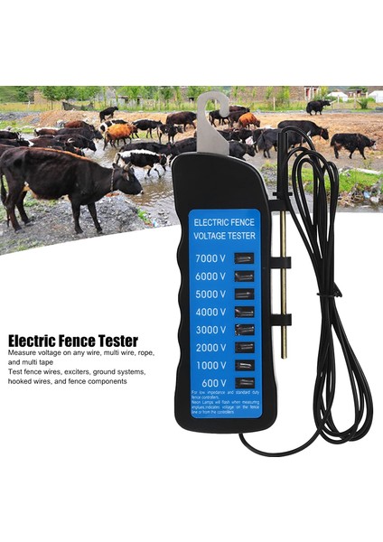 Çiftlik Çit Gerilim Test Cihazı Elektrikli Çit Test Cihazı Elektrikli Çit Gerilim Test Cihazı Çok Işık (Yurt Dışından) indirimleri