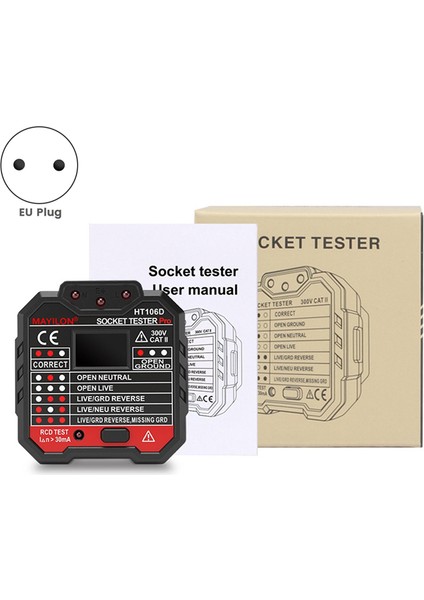 Mayılon HT106D Soket Test Cihazı Çıkış Test Cihazı Ab Tak (Yurt Dışından) fiyatları