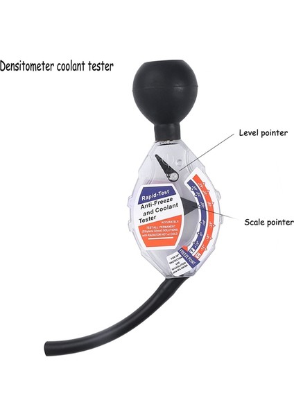 Araba Antifriz ve Soğutucu Test Cihazı Yoğunluk Ölçer Test Cihazı Araba Aksesuarları W1656C (Yurt Dışından)