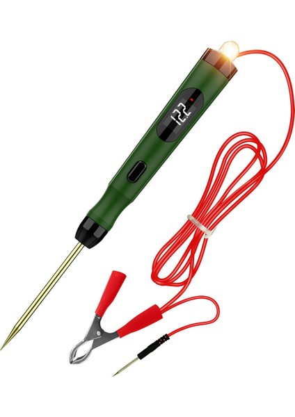 P50 Araba Elektrik Devre Test Cihazı Probu 5 V-30 V Dijital Ekran Devre Test Kalemi Araba Devre Test Cihazı Lamba Gerilim Test Kalemi (Yurt Dışından)