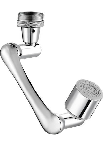 1080° Dönen Geniş Açılı Musluk Havalandırıcı Robotik Kol Sıçrama Musluk Genişletici 2 Su Çıkış Modu (Yurt Dışından)