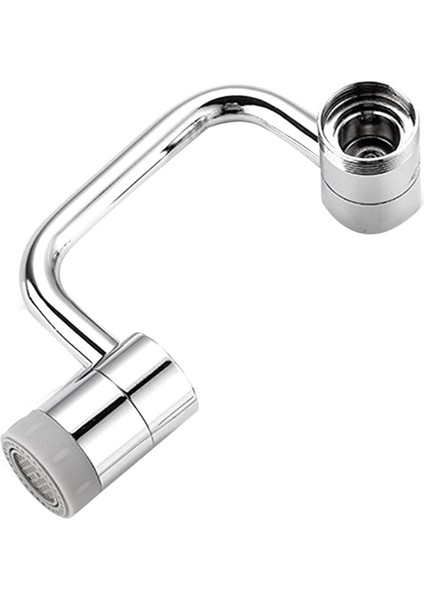 1080° Dönen Yüz Yıkama Ataşmanı Musluk Genişletici Havalandırıcı Sıçrama Filtresi Musluk Lavabo 2 Su Çıkış Modu ile (Yurt Dışından)