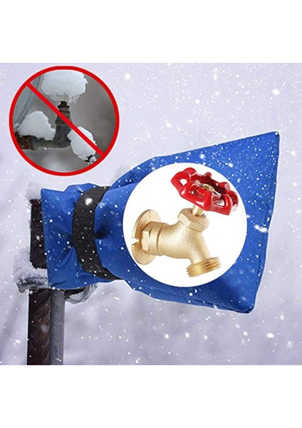 Musluk Antifriz Kapağı-4 x Musluk Kapağı-Koyu Yeşil & Mavi (Yurt Dışından) fırsatları