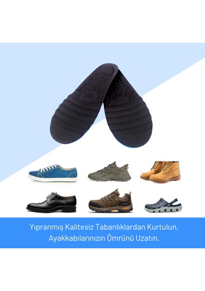 Ortopedik Masaj Destekli Tabanlık,Outdoor,Günlük Kullanım Tabanlık,Dayanıklı Rahat Tabanlık, Erkek,Kadın,Siyah