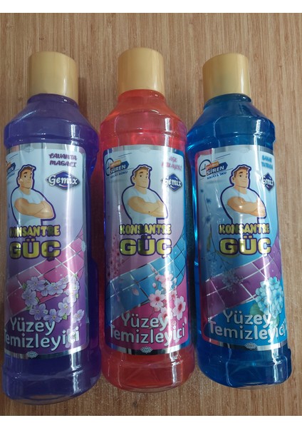 Yüzey Temizleyici 1000 ml x 3 Adet ( Mor-Mavi-Pembe)