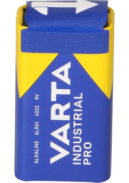 9V Industrial Pro Alkalin Pil 6LR61 fırsatları