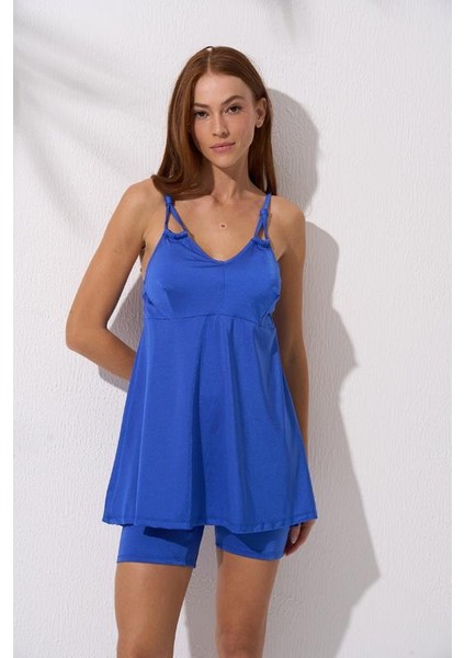 Şortlu V Yaka Tankini 241505