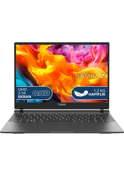 Casper Nirvana Z100.1335-BX00A-S-Q Intel Core i5-1335U 16 GB LPDDR5 RAM 2TB NVME SSD Windows 11 QHD