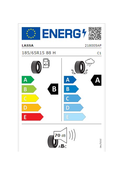 185/65 R15 88H Revola Yaz Lastiği (Üretim Yılı:2024)