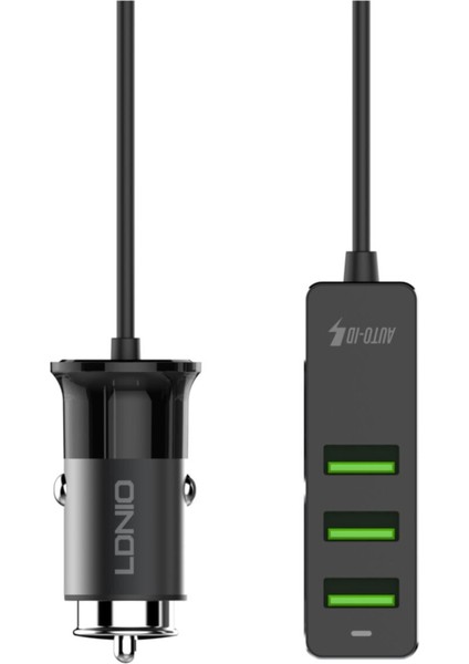 Ldnıo Qc 3.0+3 USB Girişli Araç Şarj Cihazı C61