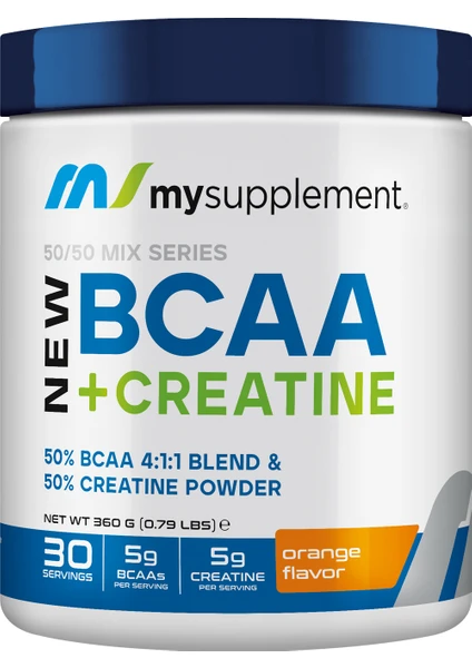 Bcaa + Kreatin(Creatine) Portakal 360G 5 gr Bcaa + 5 gr Creatin Aminoasit