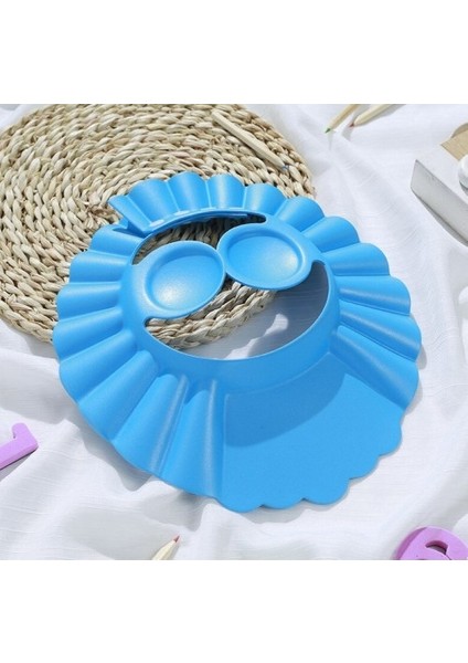 Bebek Banyo Şapkası Kulaklıklı Mavi fiyatları
