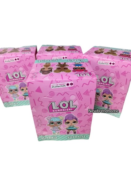 Lol Surprise Oyun Kartları 24 Minik Kutu (240 Kart) Lol Oyun Karakterleri 3+Yaş Eğlence Vakti