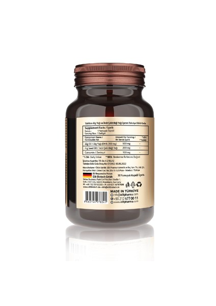 Algae Oil + Fig Seed Oil + Curcumin 30 Softgel fiyatları