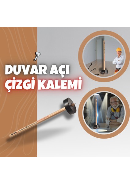 Duvar Açı Çizgi Kalemi