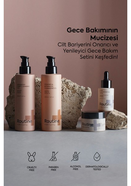 Cilt Bariyerini Onarıcı ve Yenileyici Gece Bakım Seti | Recovery Night Routine