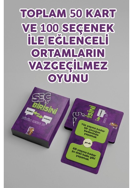 Seç Birisini- Eğlenceli Kutu Oyunu - Parti Arkadaş Kart Oyunu - Seçim Oyunu -Dedektif - Dedektiflik fırsatları
