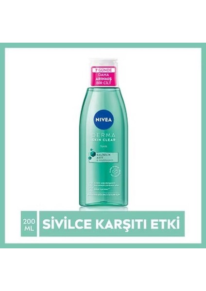 Derma Skin Clear Tonik 200 Ml