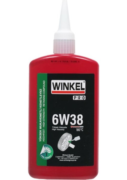 Wınkel Pro 6W38 50ML Yüksek Mukavemetli