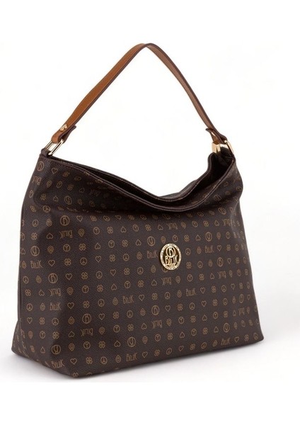 Monogram Kahve/taba Kadın Omuz Çantası Nv 1003-MN fiyatları