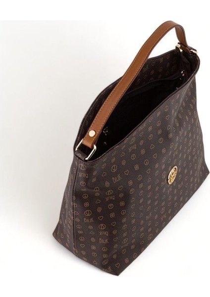 Monogram Kahve/taba Kadın Omuz Çantası Nv 1003-MN fırsatları