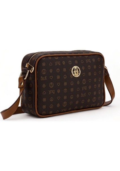 Monogram Kahve/taba Kadın Çapraz Askılı Çanta Nv 1002-MN fiyatları