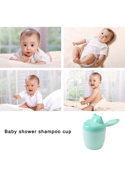 Şampuan Durulama Fincan Bebek Banyo Şelale Durulama Fincan Banyo Duş Kaşık Çocuk-Yeşil 10.5X21X16 cm (Yurt Dışından) modelleri