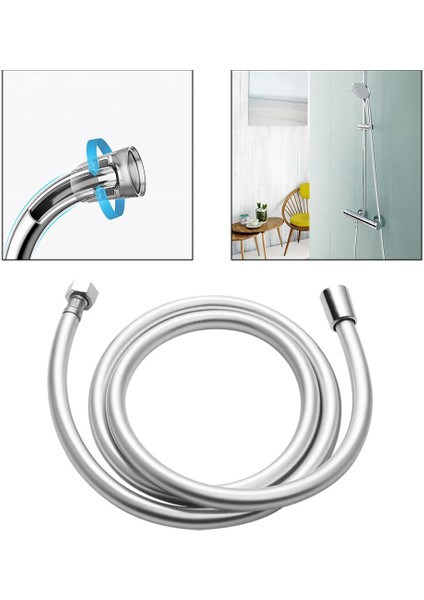 Pvc El Duş Hortumu G1/2'' Duş Başlığı Borusu Banyo Aksesuarları 1.5m (Yurt Dışından) fırsatları