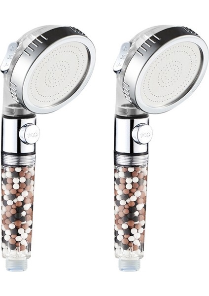 2x 3 Modu Spa Iyon Filtresi Duş Başlığı Yüksek Basınç Tasarruflu Su El Duş Başlığı Premium Banyo Su Filtresi (Yurt Dışından) fırsatları