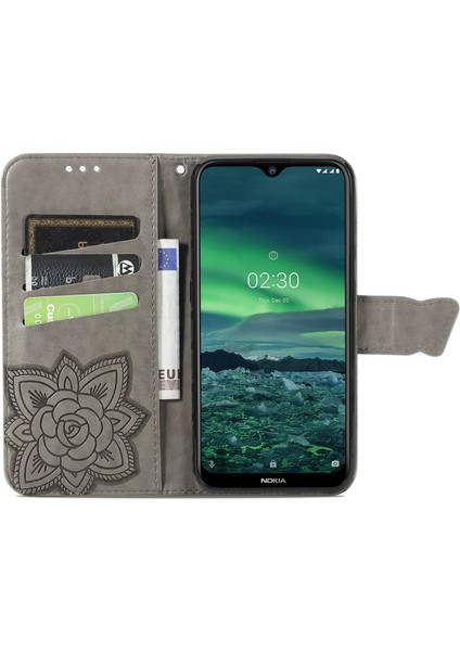 Samsung Galaxy A32 4g Kelebek Kanatları Narin Çiçekler Flip Darbeye Dayanıklı Deri Telefon Kılıfı ile Uyumlu (Yurt Dışından) indirimleri