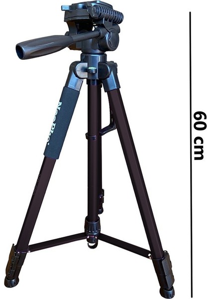 NP680 155 cm Tripod Kullanımı Kolay ve Pratik Iç ve Dış Mekan Fotoğraf ve Video Çekimleri Için Tripod