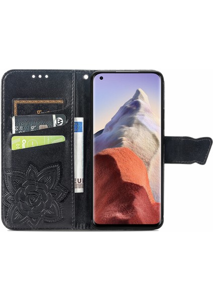 Xiaomi 11 Ultra Kelebek Kanatları Narin Çiçekler Darbeye Dayanıklı Deri Telefon Kılıfı (Yurt Dışından) fırsatları