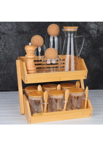 2 Katlı Bambu Meyvelik MIEN-725 fiyatları